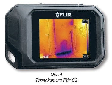 Obr. 4 Termokamera Flir C2